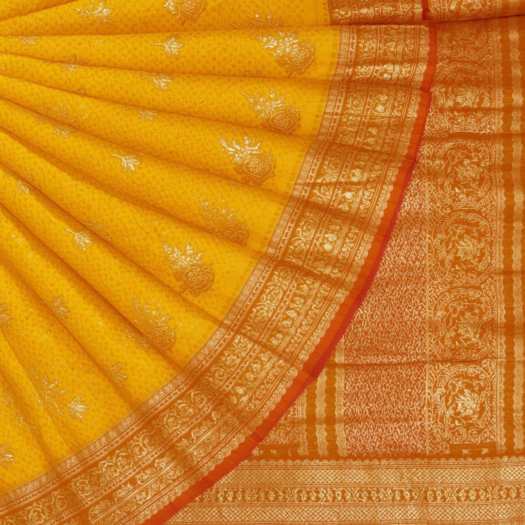 Traditional Value of Golden Kanjivaram Saree Explained | House of Hind