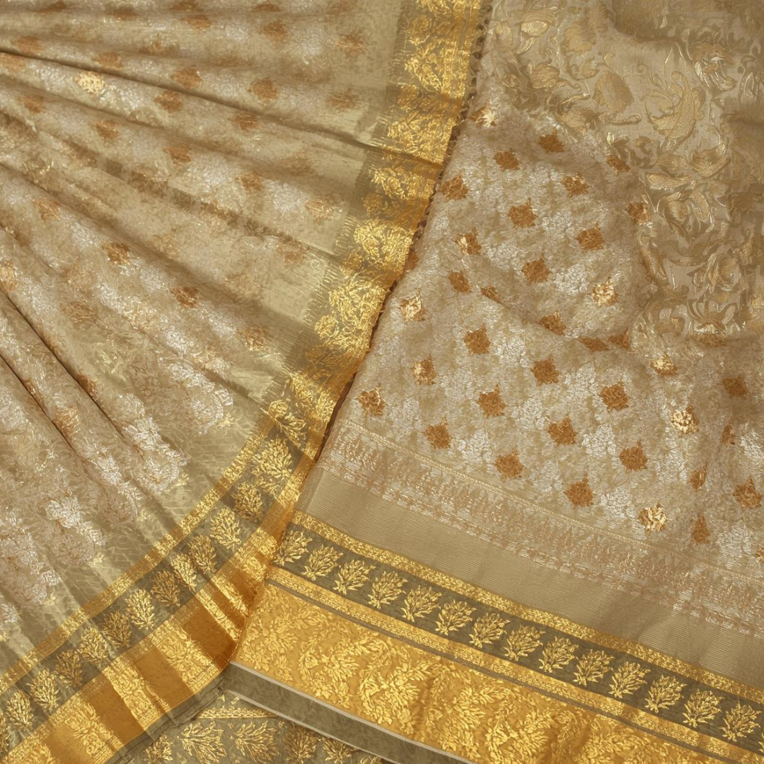 Color Combinations That Suit Golden Kanjivaram Saree | House of Hind