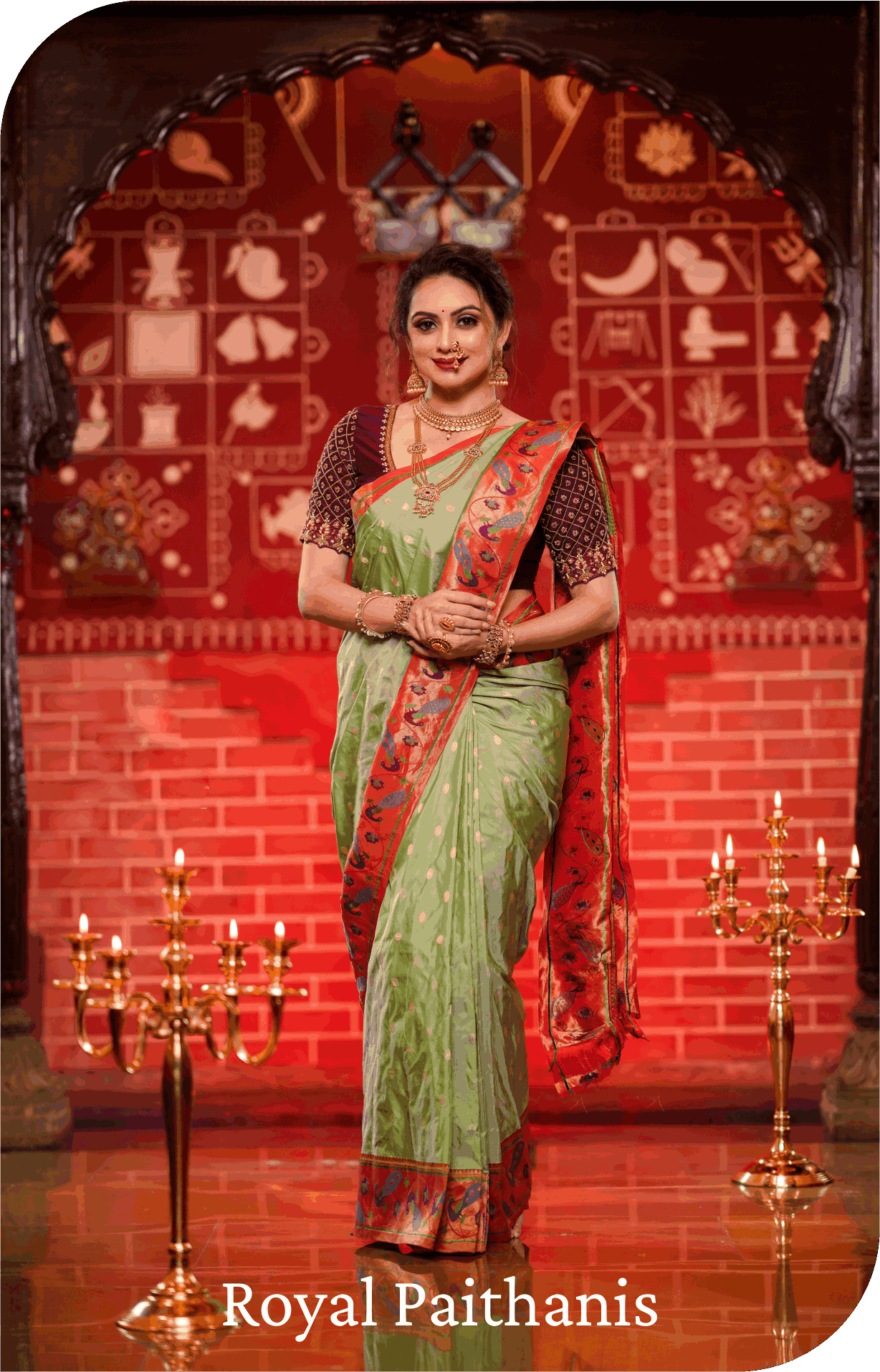 What Jewellery to Wear with a Paithani Saree