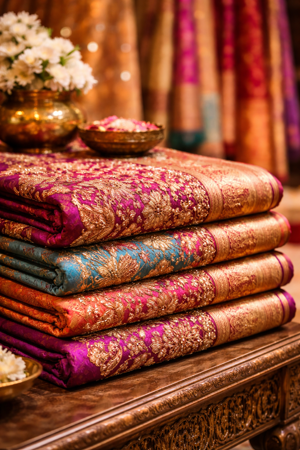 Kanjivaram Saree with Embroidery: Elegant Designs That Feel Luxurious