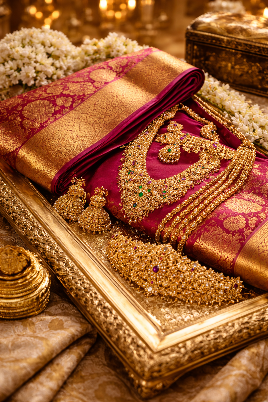 Kanjivaram Saree with Jewelry: Styling Tips for a Complete Traditional Outfit