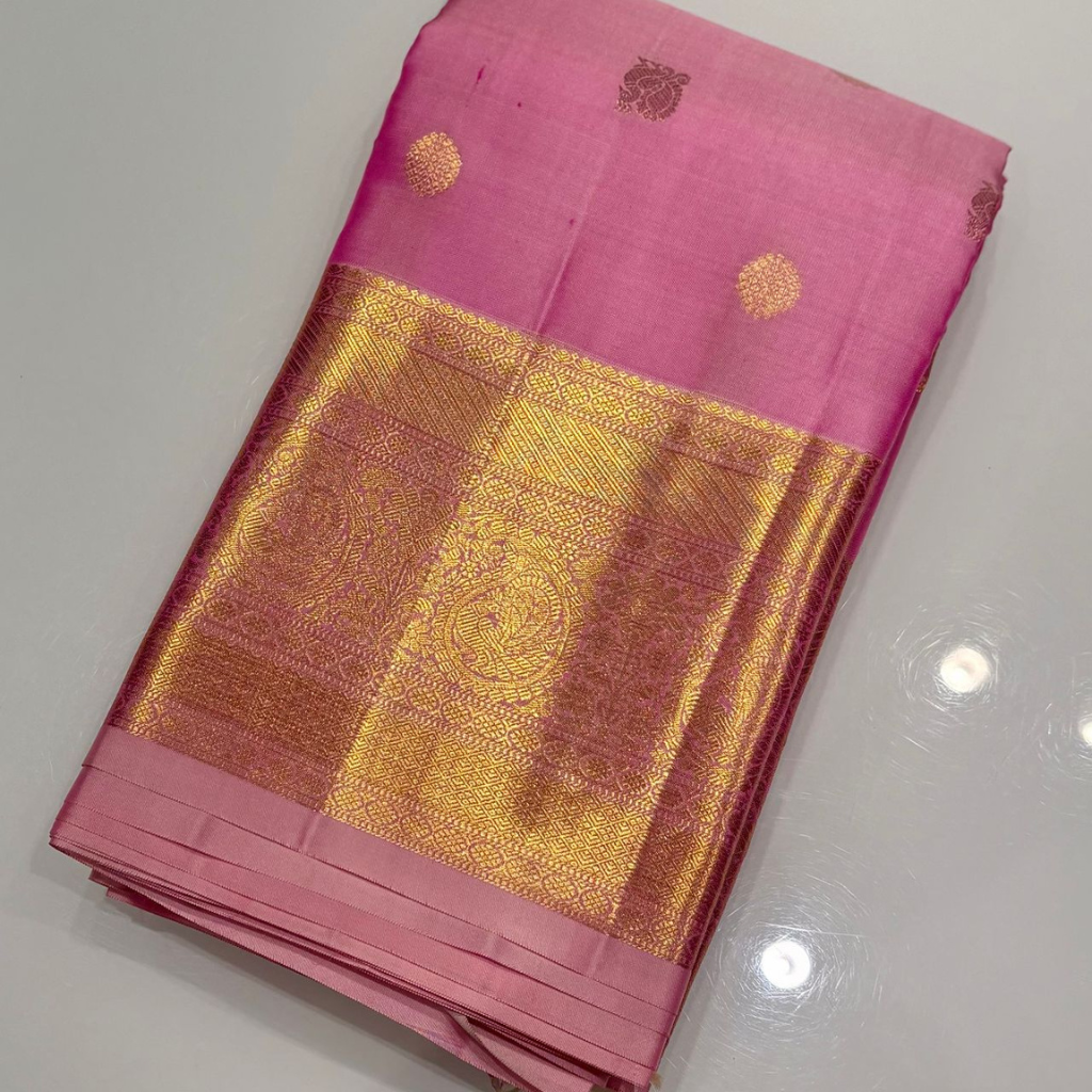 Pink Kanjivaram Saree for Modern Brides: Soft Luxury with Traditional Soul