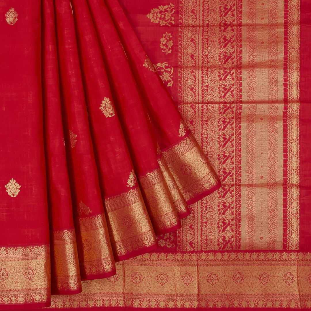 Shop Classic Red Kanjivaram Saree Designs at House of Hind