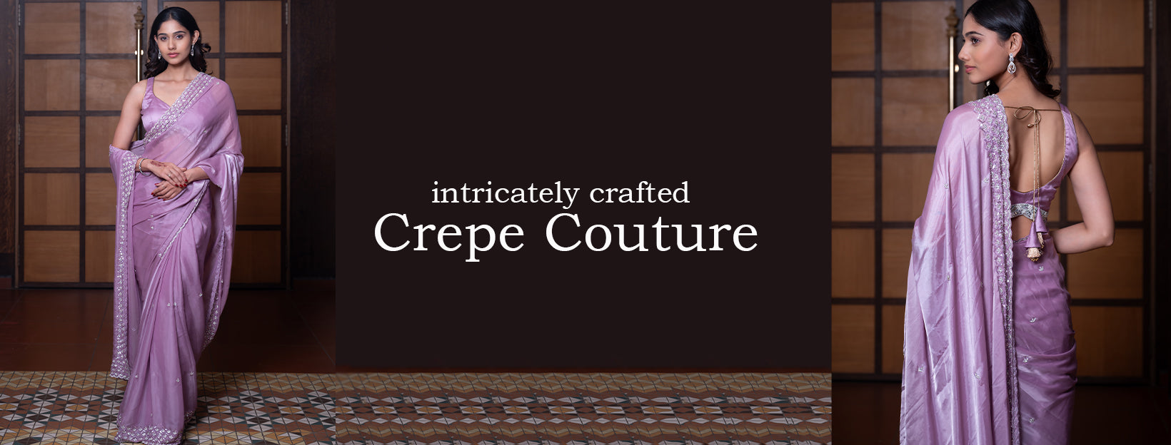 Crepe Saree