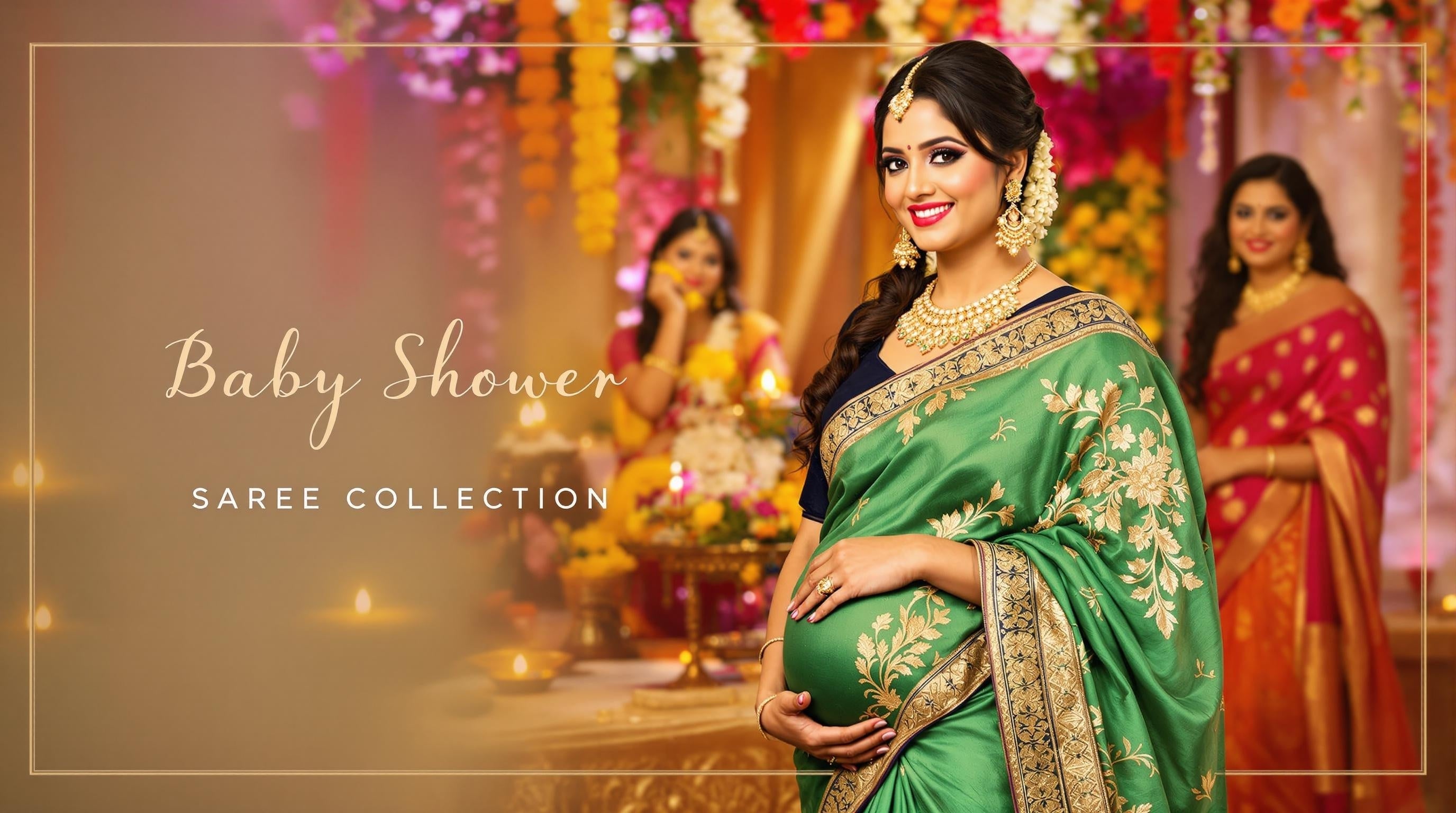 Baby Shower Saree