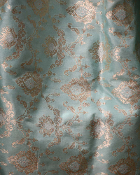 Teal Upada Handloom Pure Silk saree