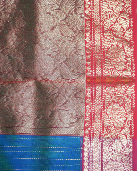 Blue Chanderi Silk Saree – A Timeless Ethnic Elegance