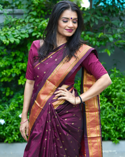 Jamuni Traditional Paithani Saree Featuring Nisha Mangalampalli