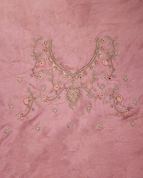 Light Pink Dola Silk Saree