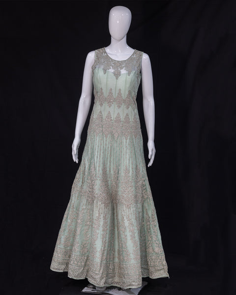 Light Green Bridal Gown