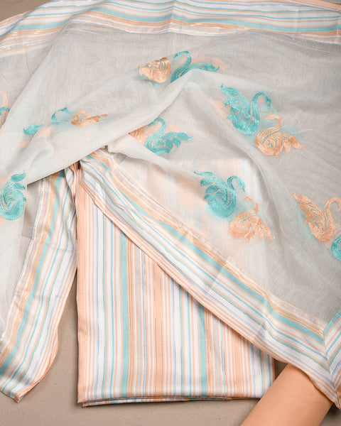 Holland Tulip Semi Stitched Suita