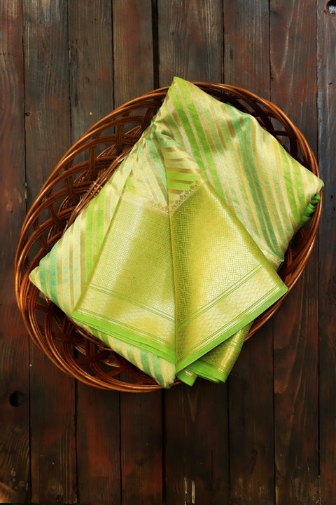 Light Green Kosa Silk Saree