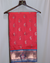 Red Semi-Silk 9-Yard Paithani Saree with Sky Blue Zari Border