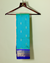 Torquoise and Royal Blue Pure Silk Kanjivaram Saree