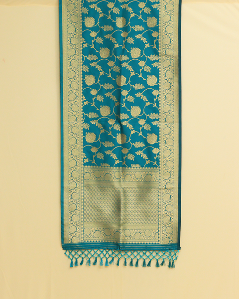 Turquoise Banarasi Shela