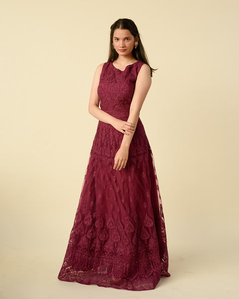 Boysenberry Purple Light Gown