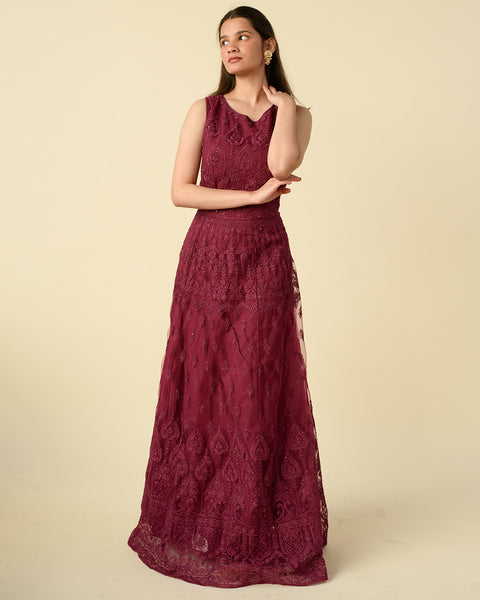 Boysenberry Purple Light Gown