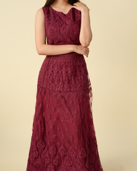 Boysenberry Purple Light Gown