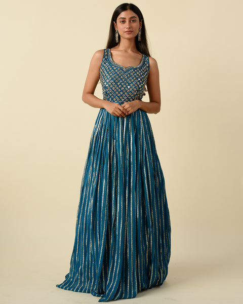 Morpankh colour gown